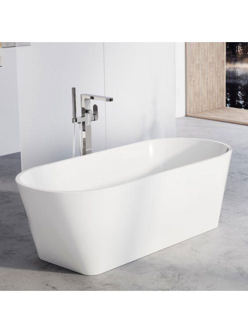 Ravak SOLO szabadonálló akrilkád 178x80, króm túlfolyóval, f