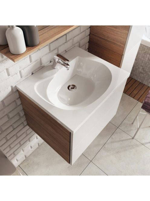 Ravak Rosa 600 mosdó fehér, nyílással XJ201160000 - Fürdőszo