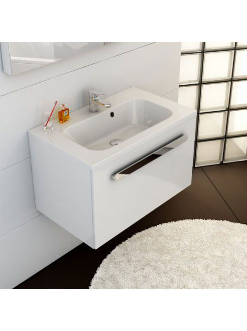 Ravak Mosdó Chrome 800 (fehér), furattal XJG01180000 - Fürdő