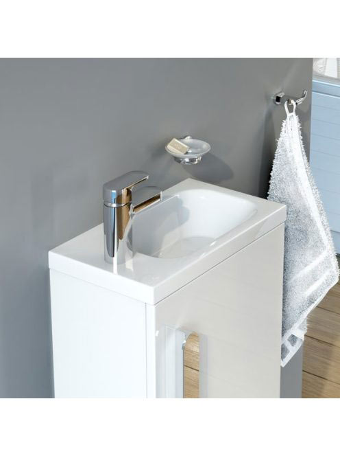 Ravak Chrome kézmosó balos (fehér), furattal XJGL1100000 - F