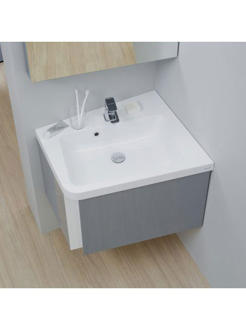 Ravak 10° jobbos mosdó 650 (fehér), furattal XJIP1165000 - F