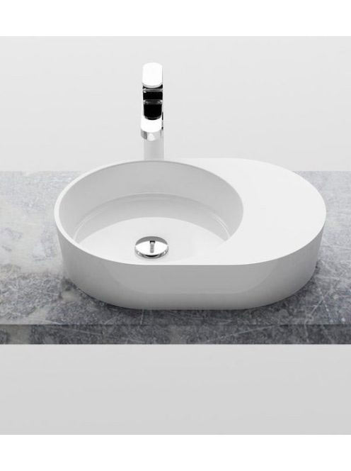 Ravak MOON 2S mosdó, túlfolyó nélkül, fehér XJN01300003 - Fü