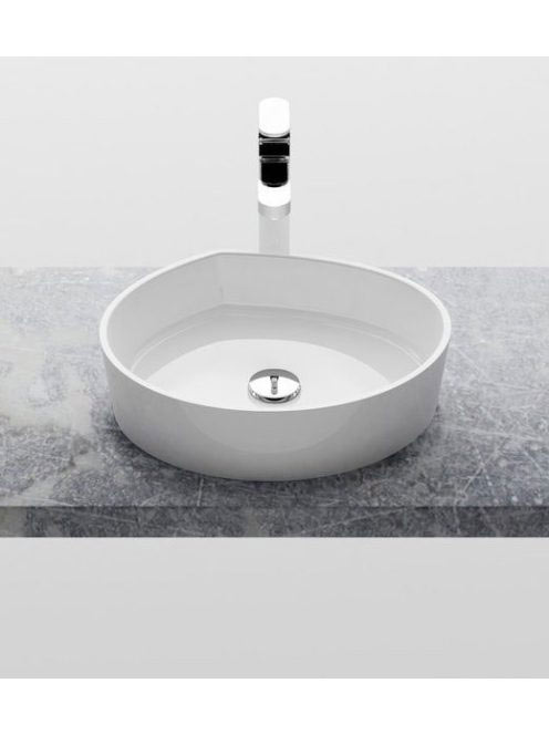 Ravak MOON 3 mosdó túlfolyó nélkül, fehér XJN01300004 - Fürd