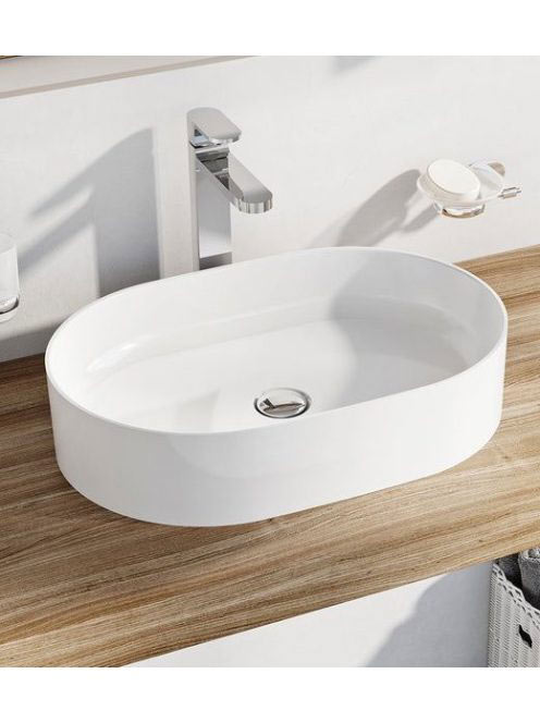 Ravak Ceramic 550 Slim O kerámia mosdó túlfolyó és csapfurat