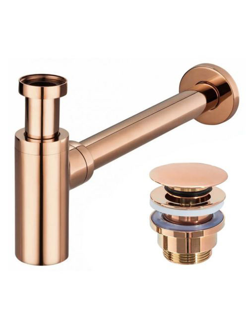 Rea Univerzális mosdószifon click-clack leeresztő szeleppel,