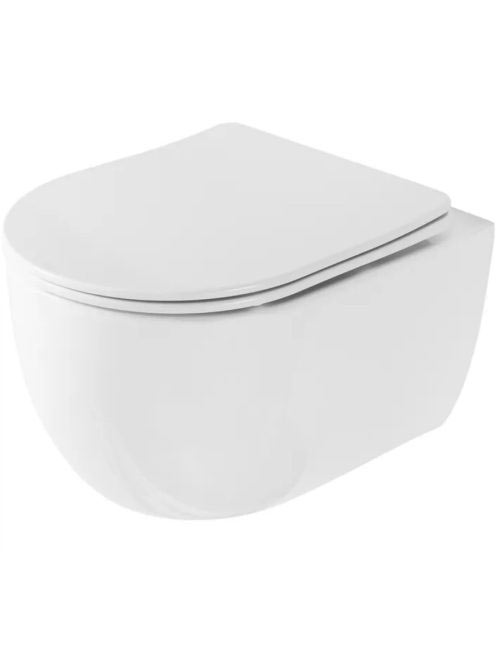 Rea Olivier perem nélküli fali WC csésze 36,5x49 cm mélyöblí