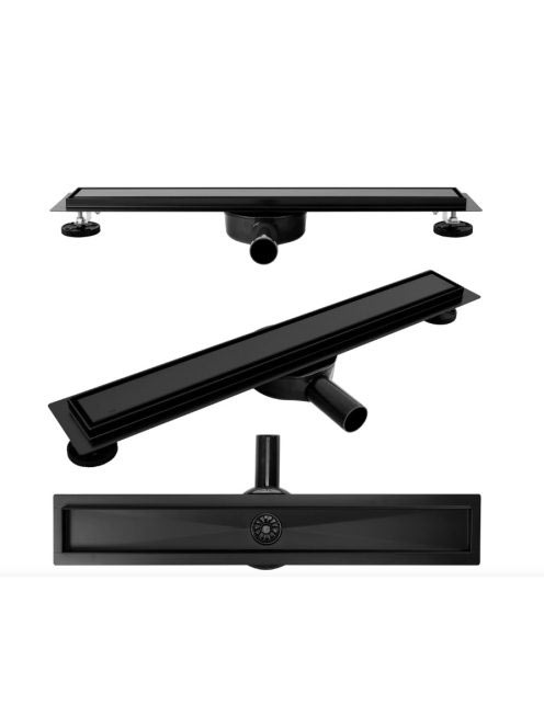 Rea Neo Pro 2 in 1 lineáris zuhanylefolyó szett 50 cm, matt