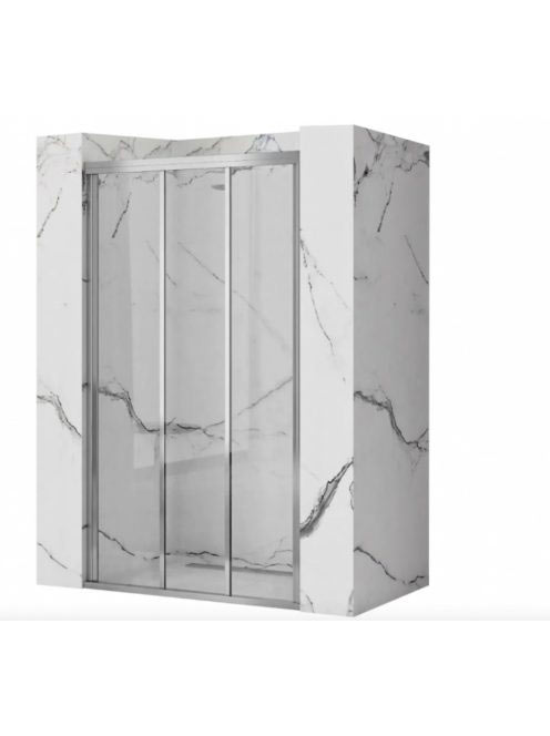 Rea Alex Univerzális tolózuhanyajtó 80x190 cm átlátszó üvegg