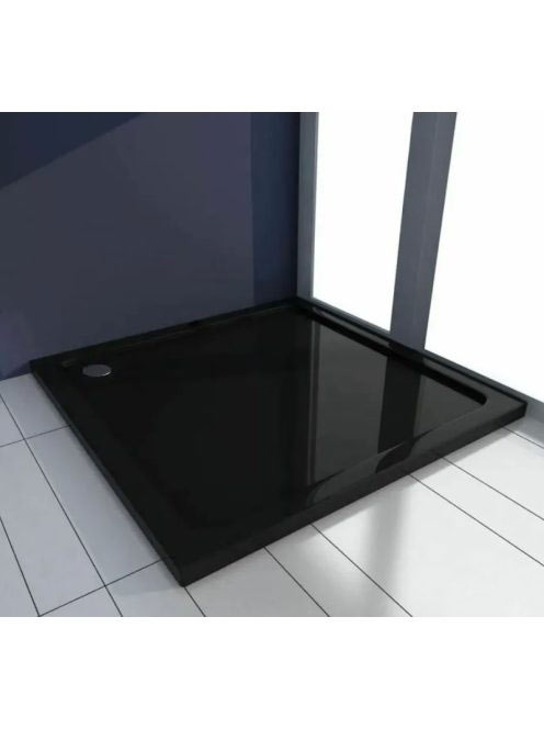 Rea Savoy akril zuhanytálca 90x90 cm szifonnal, fekete REA-K