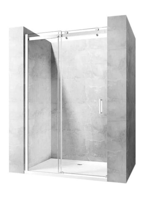 Rea Nixon-2 balos tolózuhanyajtó 150x190 cm átlátszó üveggel