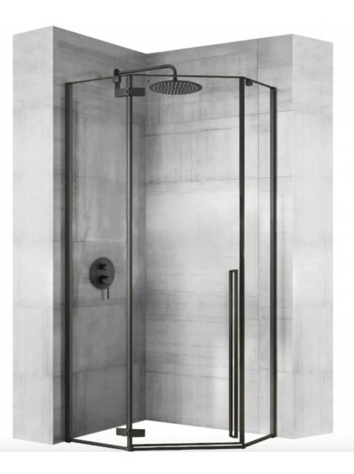 Rea Diamond sarok zuhanykabin 90x195 cm átlátszó üveggel, ma