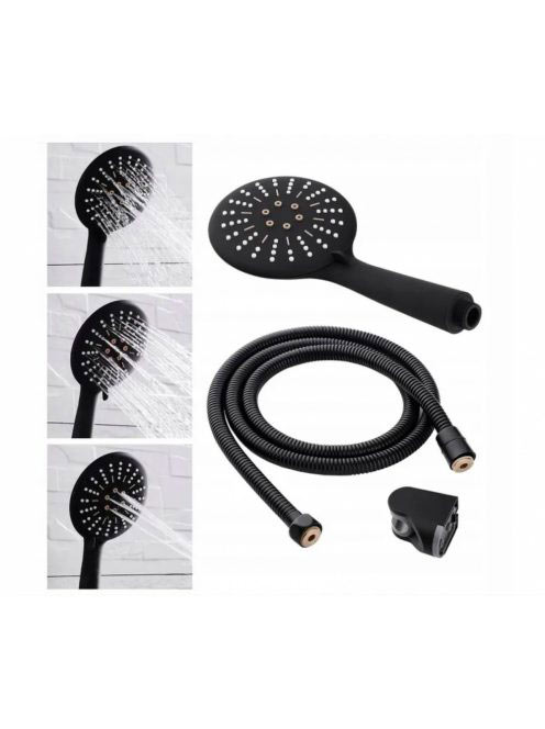 Rea kézi zuhanyszett, matt fekete REA-P4101 - Fürdőszoba - Z