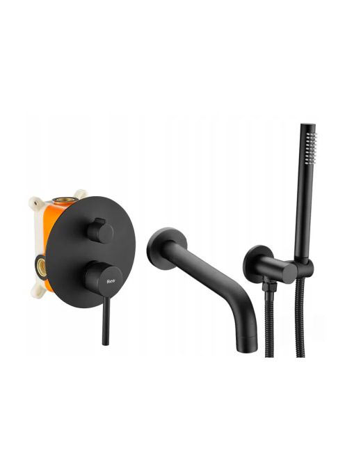 Rea Lungo fürdőkád csaptelep belső egységgel és zuhanyszette