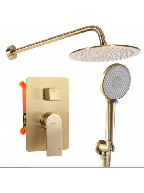 Rea Verso rejtett zuhanyrendszer belső egységgel, csiszolt a