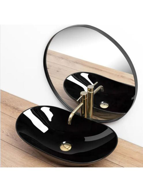 Rea Royal pultra tehető kerámia mosdótál 60,5x36 cm, fényes