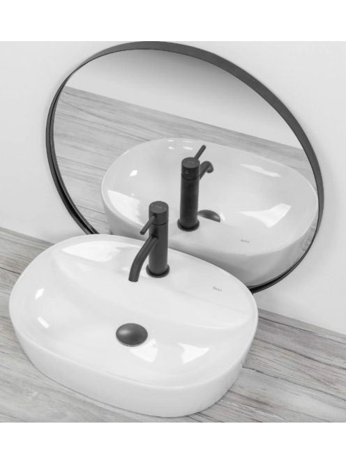 Rea Carina pultra ültethető kerámia mosdótál 50x38,5 cm, feh