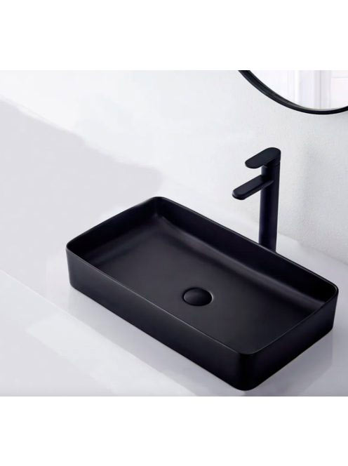 Rea Denis pultra ültethető kerámia mosdótál 61x35 cm, matt f