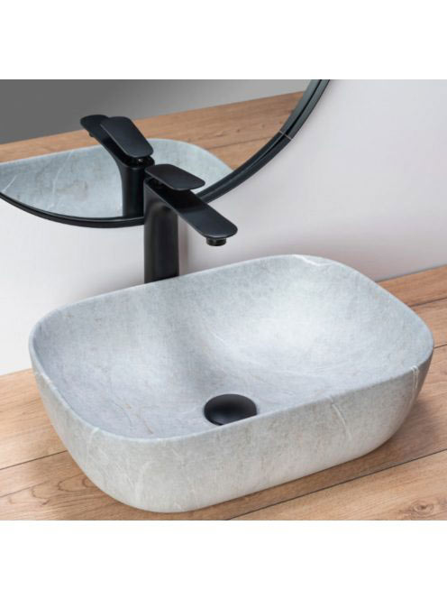 Rea Livia pultra tehető kerámia mosdótál 46,5x33,5 cm, matt