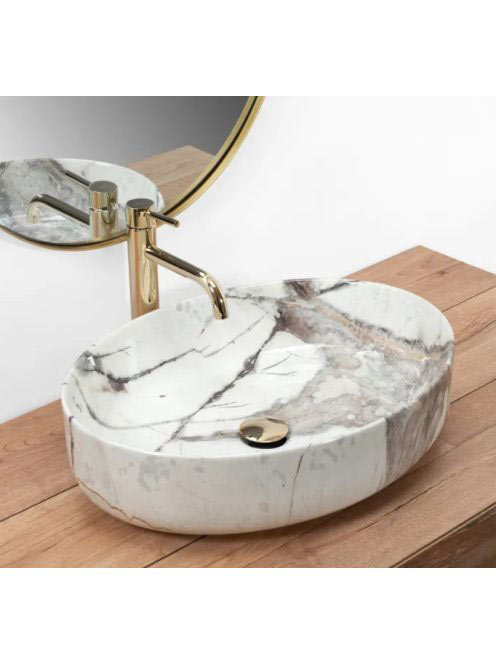 Rea Queen Thunder Shiny pultra tehető kerámia mosdó 55x41,5