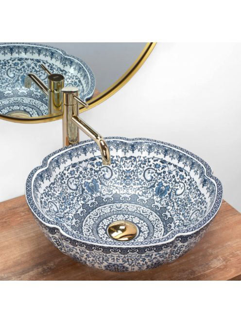 Rea Vivien pultra ültethető kerámia mosdótál 42,5x42,5 cm, k