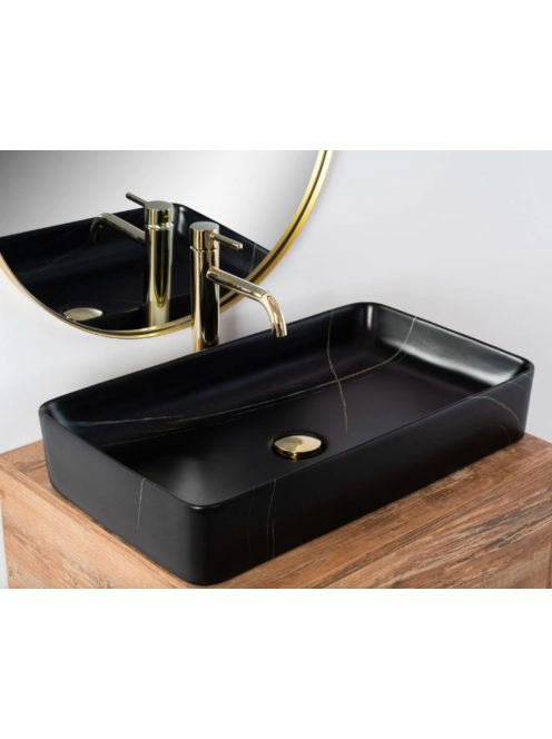 Rea Denis pultra ültethető kerámia mosdótál 61,5x35 cm, matt