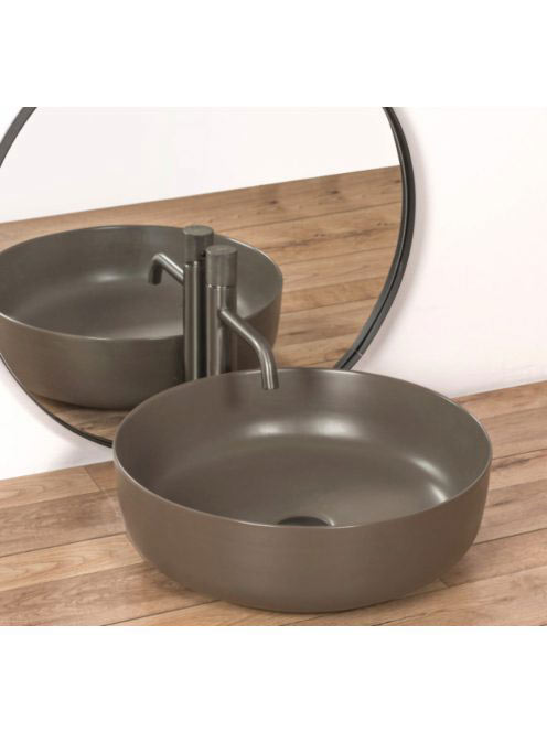 Rea Elma pultra ültethető kerámia mosdótál 45x45 cm, matt sz