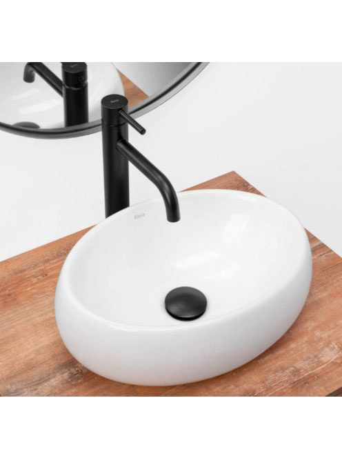 Rea Linda Mini pultra ültethető kerámia mosdótál 40x30 cm, f