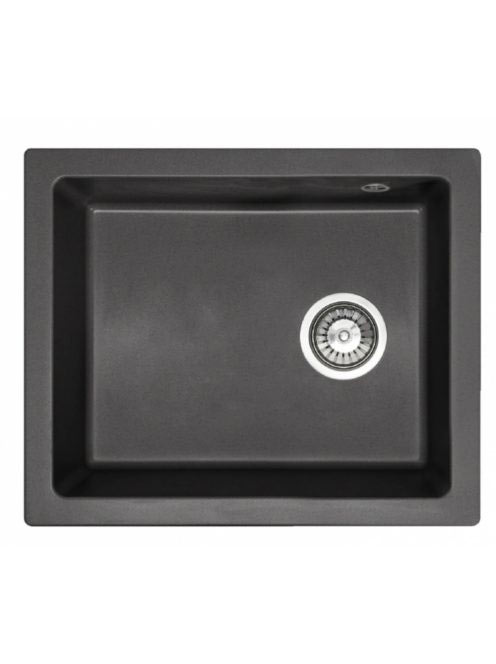 Rea Nels szögletes gránit mosogató 56x46,5 cm lefolyógarnitú