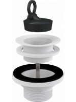 Alcaplast Mosdó leeresztő 5/4 műanyag ráccsal DN63 A32 - Für