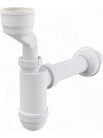 Alcaplast - Piszoár szifon mandzsettával A45A - Fürdőszoba -