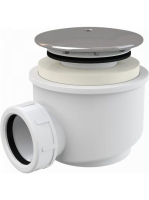 Alcaplast - Zuhanyszifon sapkával króm A47CR-60 - Fürdőszoba