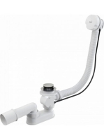 Alcaplast - Automata kádszifon készlet fehér A51B - Fürdőszo