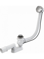 Alcaplast - Automata kádszifon készlet fém A55K - Fürdőszoba