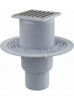 Alcaplast - Padlóösszefolyó 105×105/50/75 mm APV203 - Fürdős