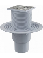 Alcaplast - Padlóösszefolyó 105×105/50/75 mm APV2321 - Fürdő