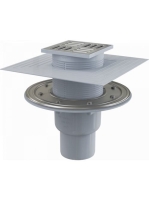 Alcaplast - Padlóösszefolyó 105×105/50/75 mm APV2324 - Fürdő