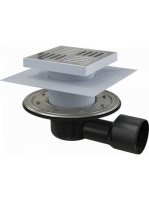 Alcaplast - Padlóösszefolyó 150×150/50/75 mm APV3444 - Fürdő