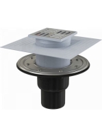 Alcaplast - Padlóösszefolyó 105×105/50/75 mm APV4344 - Fürdő