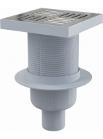 Alcaplast - Padlóösszefolyó 150×150/50 mm APV6411 - Fürdőszo