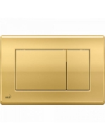 EGYEDI ÁR Alcaplast Nyomólap arany-fényes M275 - Fürdőszoba