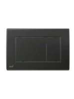 EGYEDI ÁR Alcaplast Nyomólap fekete-matt M278 - Fürdőszoba -