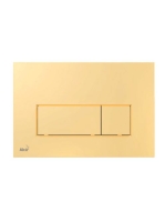 Alcaplast THIN - WC nyomólap arany-fényes M575 - Fürdőszoba