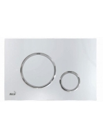 Alcaplast THIN - Nyomólap króm/matt króm M771 - Fürdőszoba -