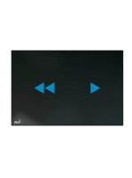 Alcaplast Érintés nélküli nyomólap üveg-fekete NIGHT LIGHT-2