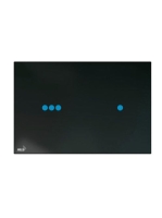 Alcaplast Érintés nélküli nyomólap üveg-fekete NIGHT LIGHT-3