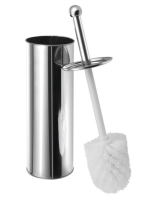 Aqualine Króm Line álló WC kefe tartó 10x37,5x10 cm, króm 04