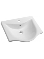 Aqualine ZARA kerámia mosdó 54x44,5 cm fehér 10055 - Fürdősz