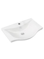 Aqualine ZARA mosdó, kerámia, 65,4x46 cm, 10065 - Fürdőszoba