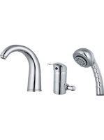 Aqualine Kasiopea kádperemre szerelhető csaptelep 3 részes,