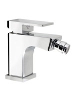 Aqualine CANTINO bidet csaptelep lefolyó nélkül, króm, 1126-